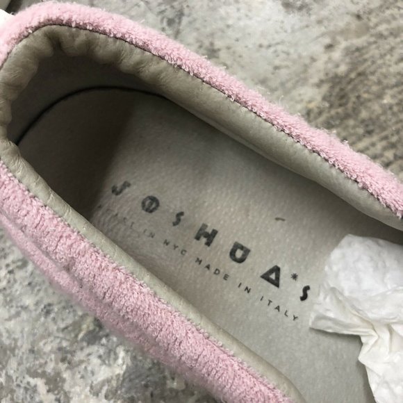 Joshua Sanders Slip On Sneakers Smile Pink Felt 39 - Picture 4 of 8